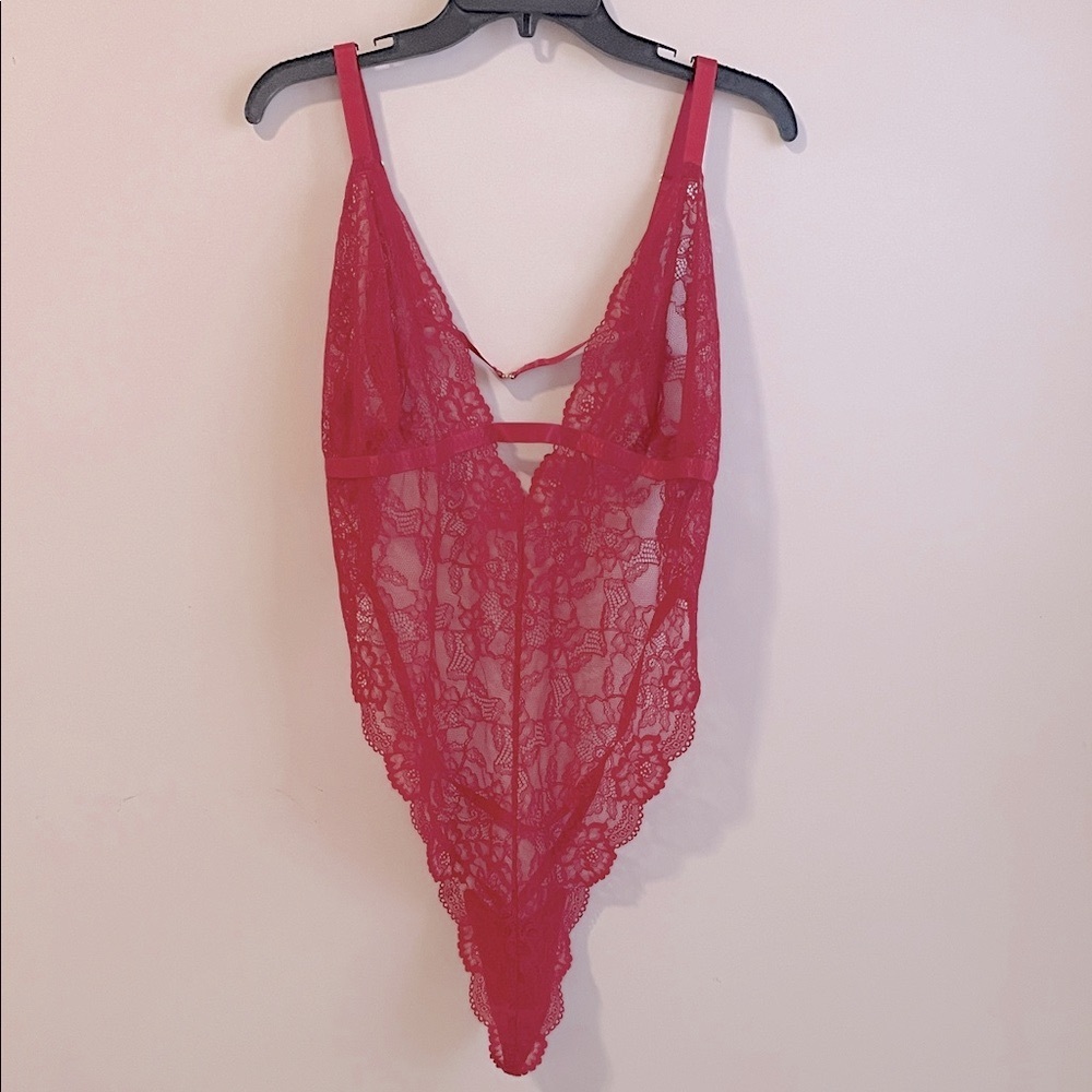 Adore Me Lace Bodysuit NWOT